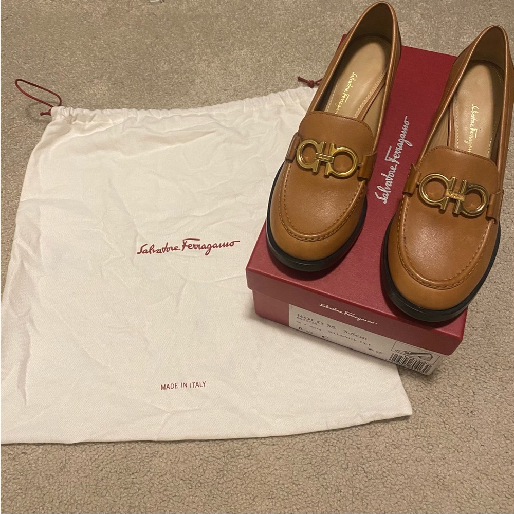 Salvatore Ferragamo Heeled Loafer
